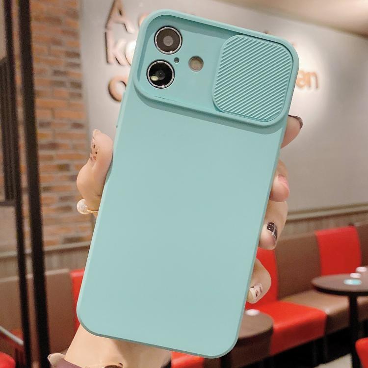 Slid Camera Shield Liquid Silicone TPU Phone Case, For iPhone 16 Plus, For iPhone 16, For iPhone 15 Pro Max