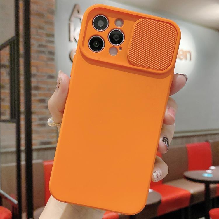 Slid Camera Shield Liquid Silicone TPU Phone Case, For iPhone 15 Pro, For iPhone 15 Plus, For iPhone 15
