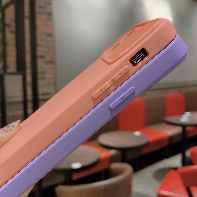 Slid Camera Shield Liquid Silicone TPU Phone Case, For iPhone 15 Pro, For iPhone 15 Plus, For iPhone 15