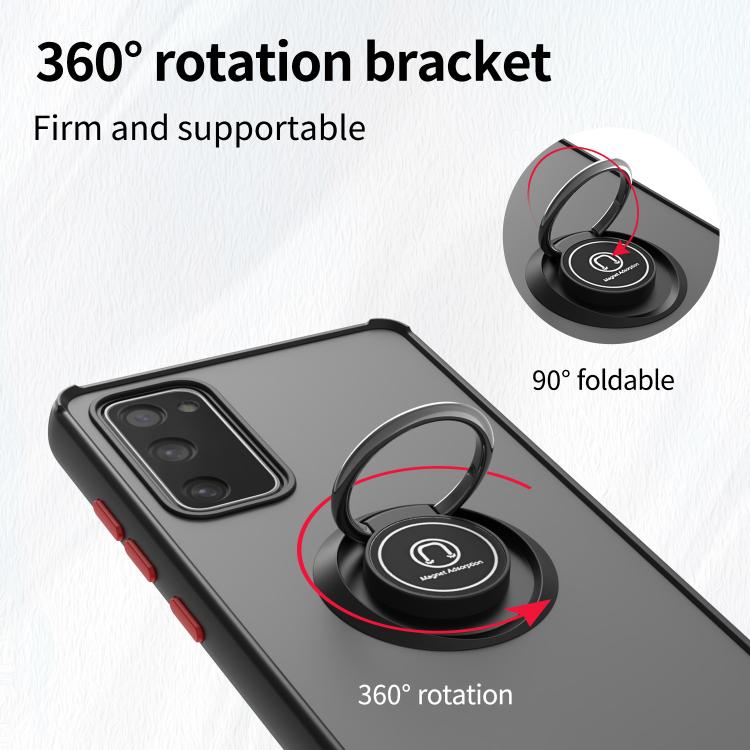 Q Shadow 1 Series TPU + PC Phone Case with Ring, For Samsung Galaxy S20 FE 5G