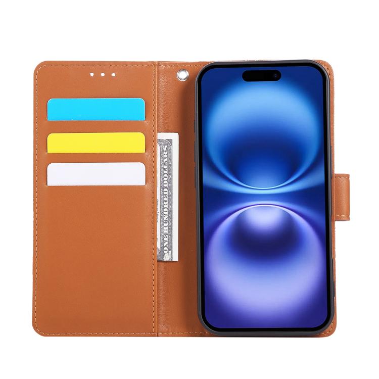 Rose Flower Embossed 3-Card Slots Leather Phone Case