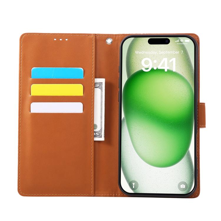 Rose Flower Embossed 3-Card Slots Leather Phone Case