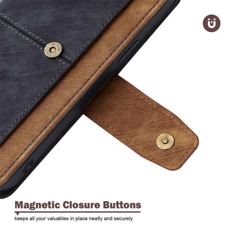Color Stitching Skin Feel Leather RFID Blocking Phone Case, For iPhone 11 Pro