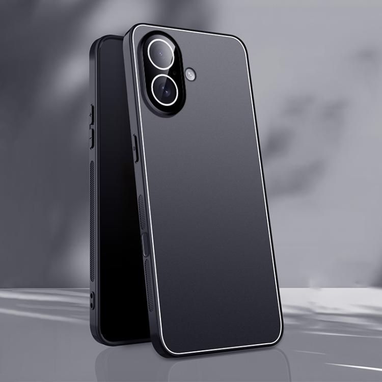 Ice Aluminum Metal Explosion-proof Frosted Phone Case, For iPhone 16e, For iPhone 16 Pro Max, For iPhone 16 Pro, For iPhone 16, For iPhone 15 Pro Max, For iPhone 15 Pro, For iPhone 15, For iPhone 14