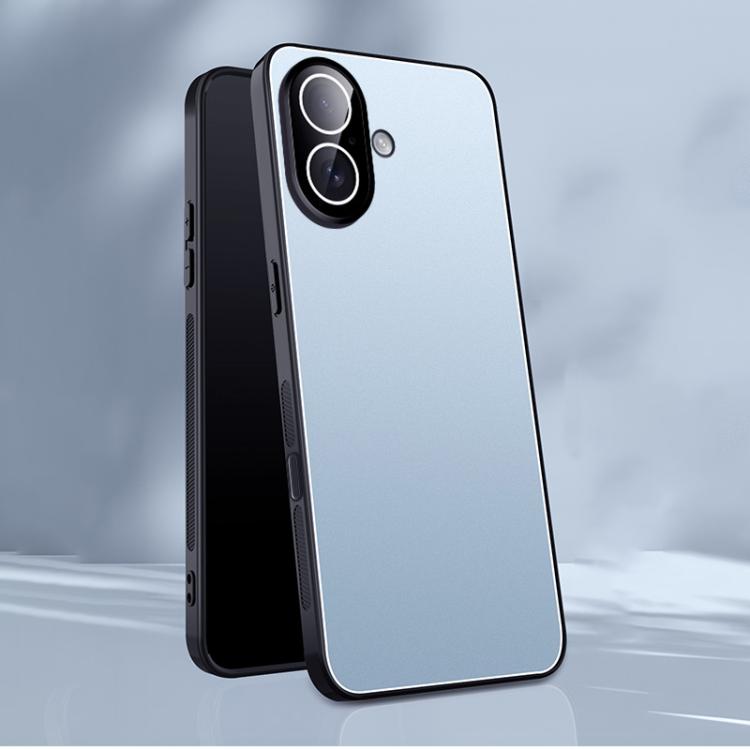 Ice Aluminum Metal Explosion-proof Frosted Phone Case, For iPhone 16e, For iPhone 16 Pro Max, For iPhone 16 Pro, For iPhone 16, For iPhone 15 Pro Max, For iPhone 15 Pro, For iPhone 15, For iPhone 14