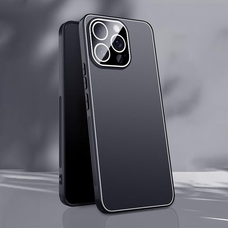 Ice Aluminum Metal Explosion-proof Frosted Phone Case, For iPhone 16e, For iPhone 16 Pro Max, For iPhone 16 Pro, For iPhone 16, For iPhone 15 Pro Max, For iPhone 15 Pro, For iPhone 15, For iPhone 14