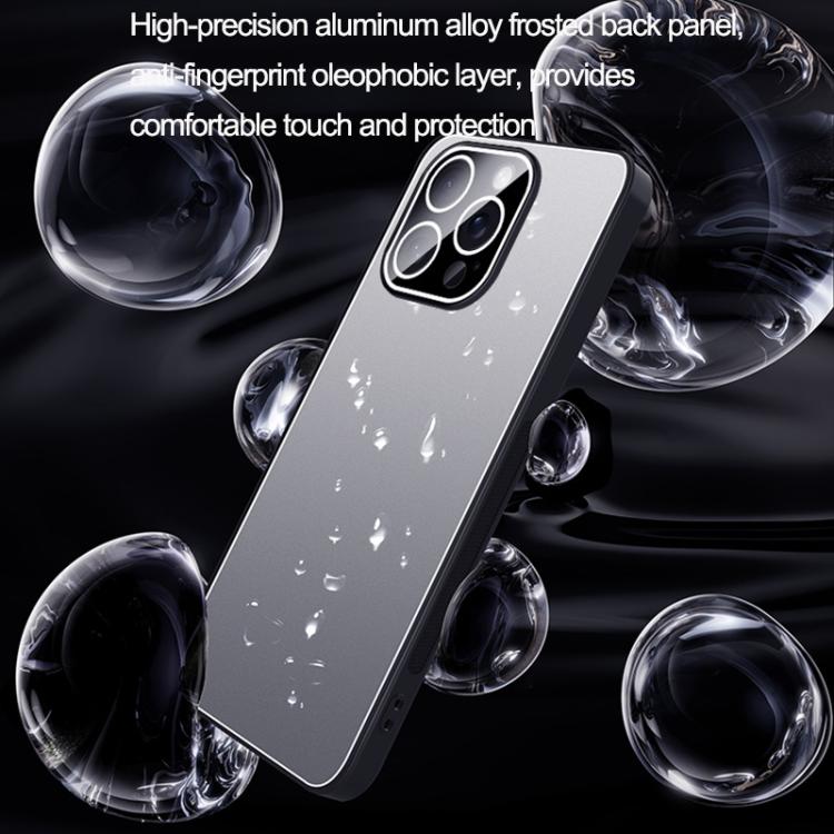 Ice Aluminum Metal Explosion-proof Frosted Phone Case, For iPhone 14 Pro, For iPhone 14 Pro Max, For iPhone 13 Pro Max, For iPhone 13 Pro, For iPhone 13