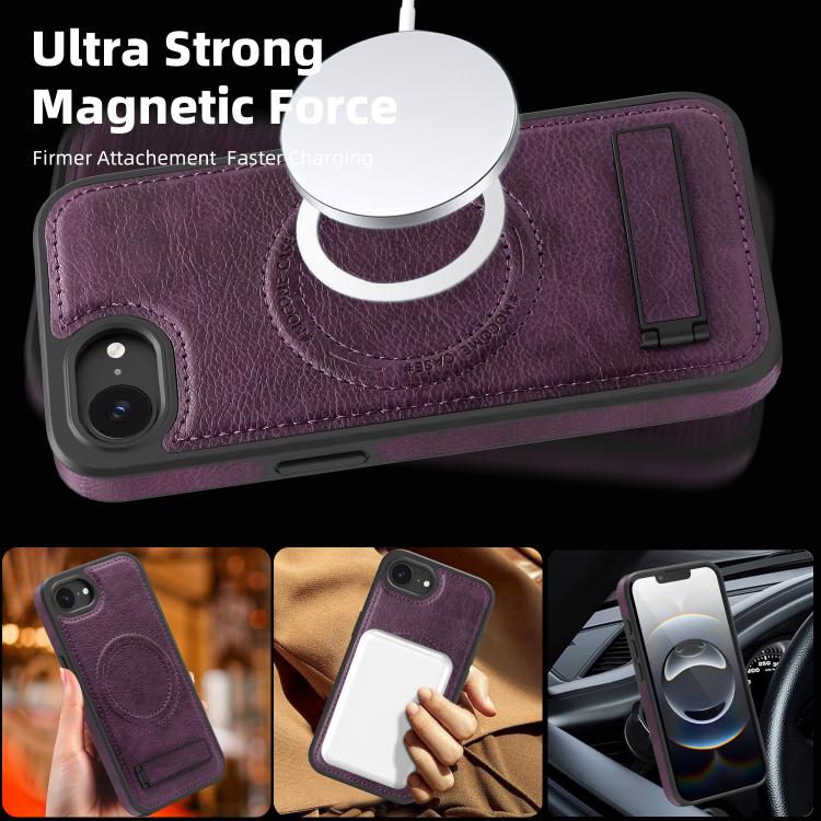 Multi-function Holder MagSafe PU Phone Case