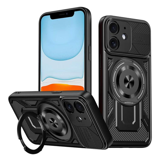 Armor Rotating Holder MagSafe Phone Case, For iPhone 11, For iPhone 11 Pro