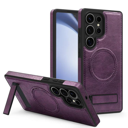 Multi-function Holder MagSafe PU Phone Case