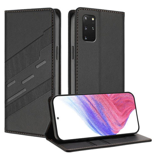 Embossed Multi-functional Wallet Retro Leather Phone Case, For Samsung Galaxy S20+