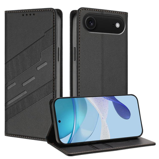 Embossed Multi-functional Wallet Retro Leather Phone Case