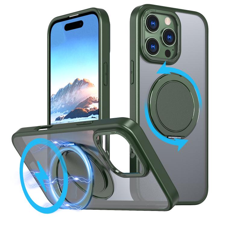 360-degree Rotating MagSafe Magnetic Holder Phone Case