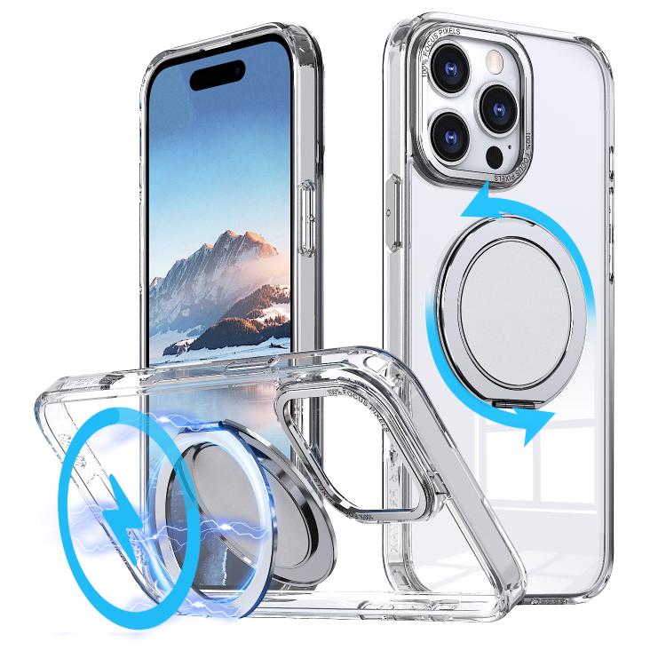 360-degree Rotating MagSafe Magnetic Holder Phone Case