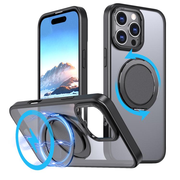 360-degree Rotating MagSafe Magnetic Holder Phone Case