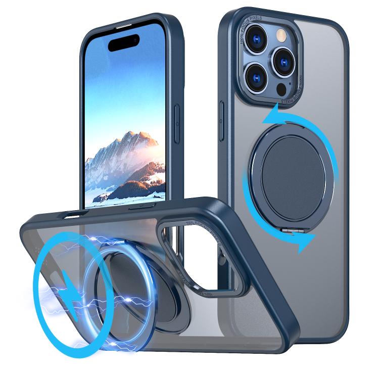 360-degree Rotating MagSafe Magnetic Holder Phone Case