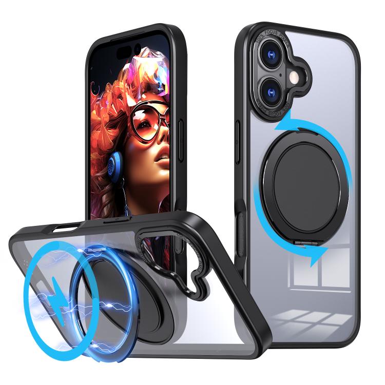 360-degree Rotating MagSafe Magnetic Holder Phone Case