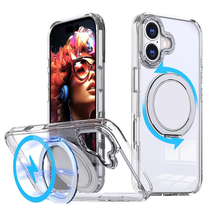 360-degree Rotating MagSafe Magnetic Holder Phone Case