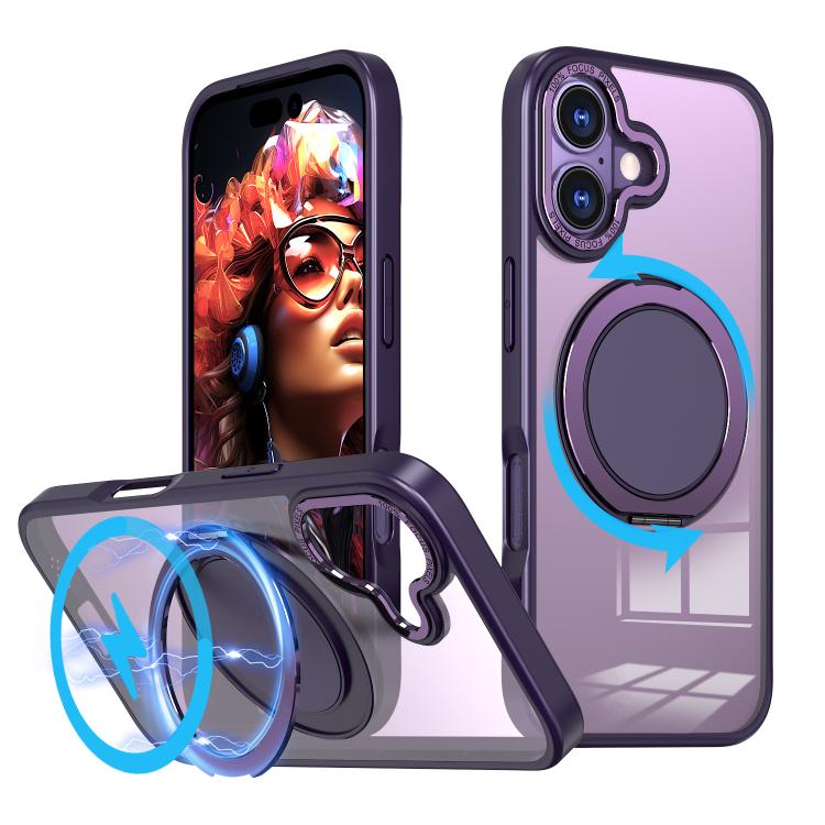 360-degree Rotating MagSafe Magnetic Holder Phone Case