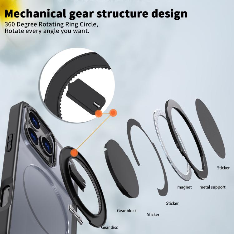 360-degree Rotating MagSafe Magnetic Holder Phone Case
