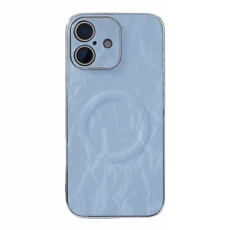 Electroplating PC Snow Bark Texture MagSafe Phone Case
