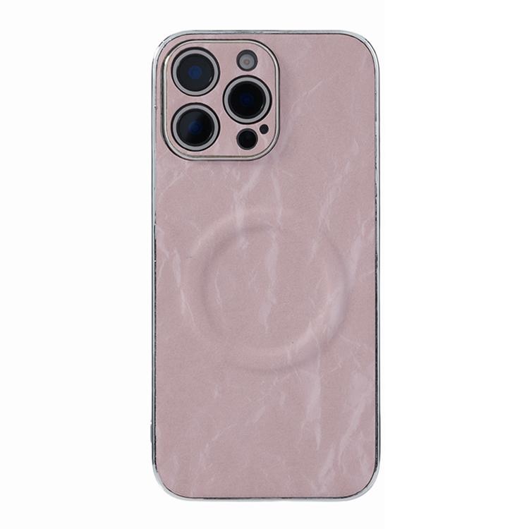 Electroplating PC Snow Bark Texture MagSafe Phone Case, For iPhone 14 Pro Max, For iPhone 13 Pro Max, For iPhone 13 Pro, For iPhone 13