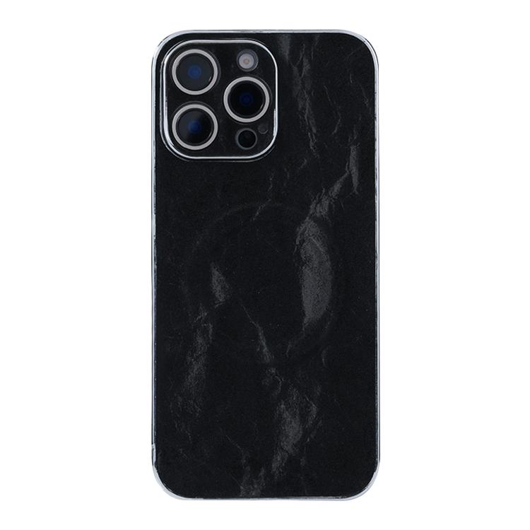 Electroplating PC Snow Bark Texture MagSafe Phone Case, For iPhone 14 Pro Max, For iPhone 13 Pro Max, For iPhone 13 Pro, For iPhone 13