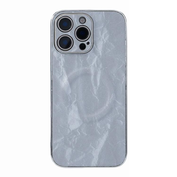 Electroplating PC Snow Bark Texture MagSafe Phone Case, For iPhone 14 Pro Max, For iPhone 13 Pro Max, For iPhone 13 Pro, For iPhone 13