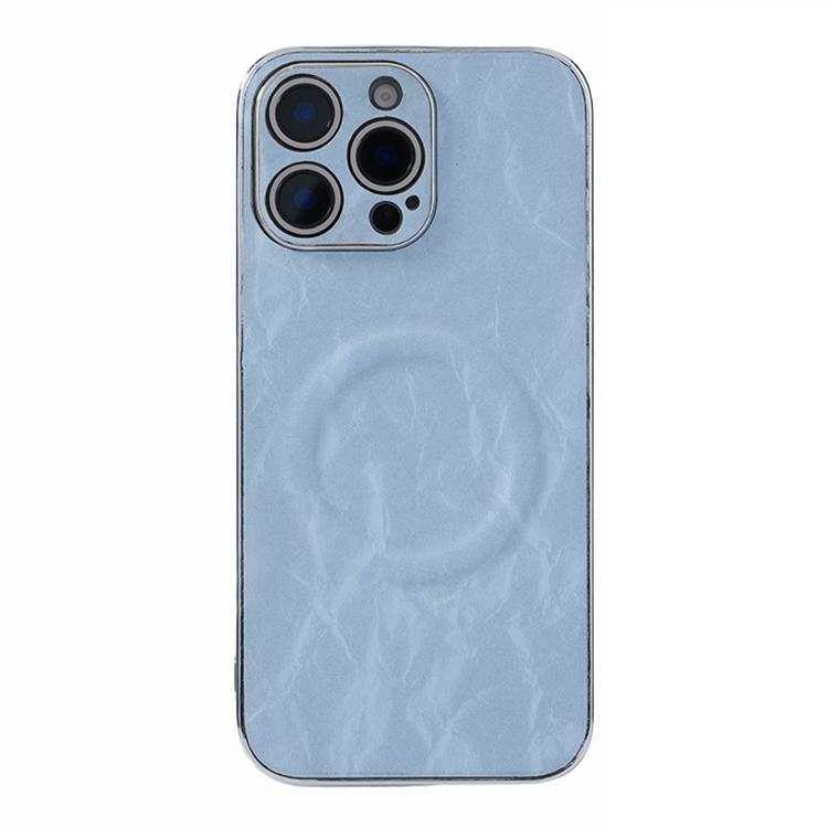Electroplating PC Snow Bark Texture MagSafe Phone Case, For iPhone 14 Pro Max, For iPhone 13 Pro Max, For iPhone 13 Pro, For iPhone 13