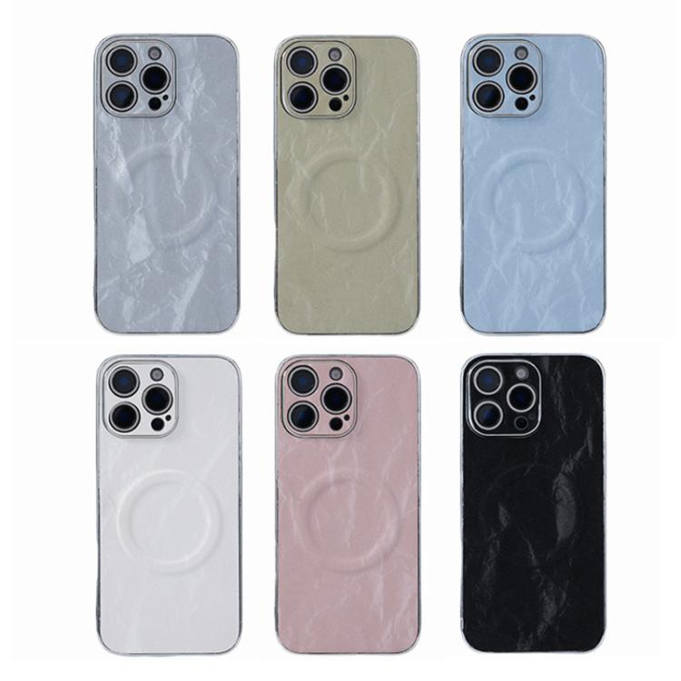Electroplating PC Snow Bark Texture MagSafe Phone Case, For iPhone 14 Pro Max, For iPhone 13 Pro Max, For iPhone 13 Pro, For iPhone 13