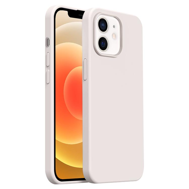 Burom Cloud Sensing Ultra-thin Liquid Silicone Full Coverage Phone Case, For iPhone 12