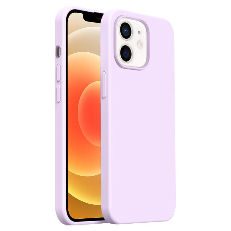 Burom Cloud Sensing Ultra-thin Liquid Silicone Full Coverage Phone Case, For iPhone 12