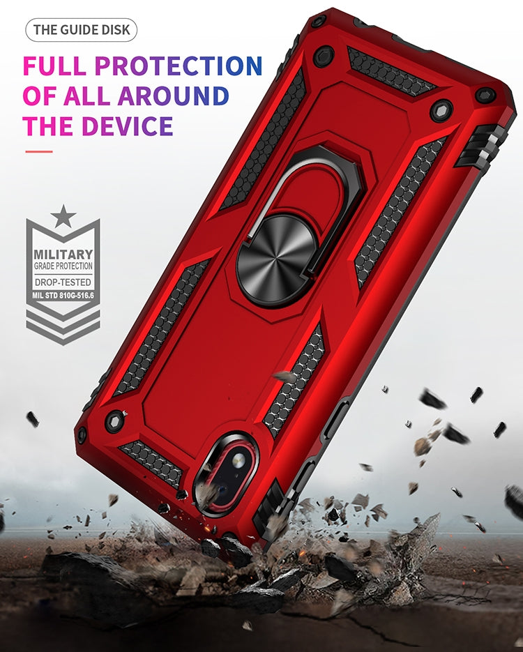 Shockproof TPU + PC Protective Case with 360 Degree Rotating Holder, For Samsung Galaxy A01 Core, For Samsung Galaxy M01 Core, For Motorola Moto G8 Power Lite, For LG Q61