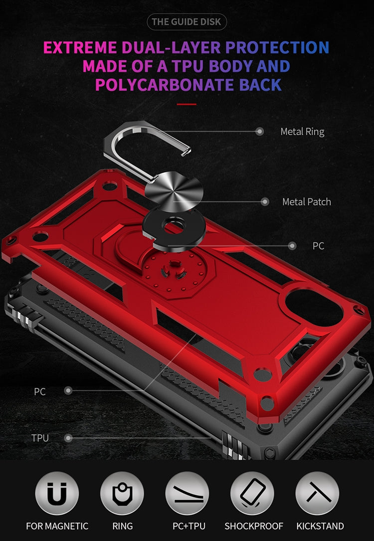 Shockproof TPU + PC Protective Case with 360 Degree Rotating Holder, For Samsung Galaxy A01 Core, For Samsung Galaxy M01 Core, For Motorola Moto G8 Power Lite, For LG Q61