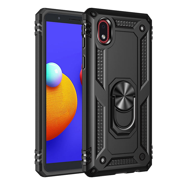 Shockproof TPU + PC Protective Case with 360 Degree Rotating Holder, For Samsung Galaxy A01 Core, For Samsung Galaxy M01 Core, For Motorola Moto G8 Power Lite, For LG Q61
