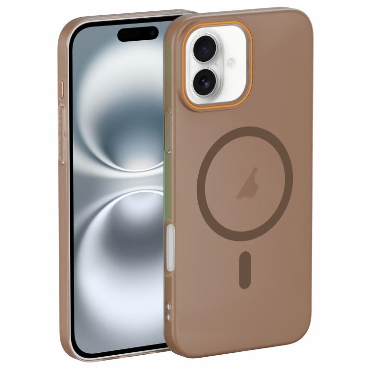 Translucent Frosted Skin PC MagSafe Phone Case, For iPhone 16, For iPhone 15 Pro Max, For iPhone 15 Pro, For iPhone 15 Plus