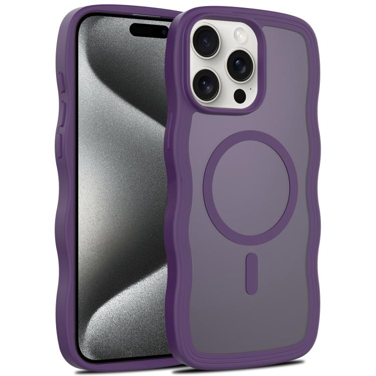 Skin Feel Wave Texture MagSafe Phone Case