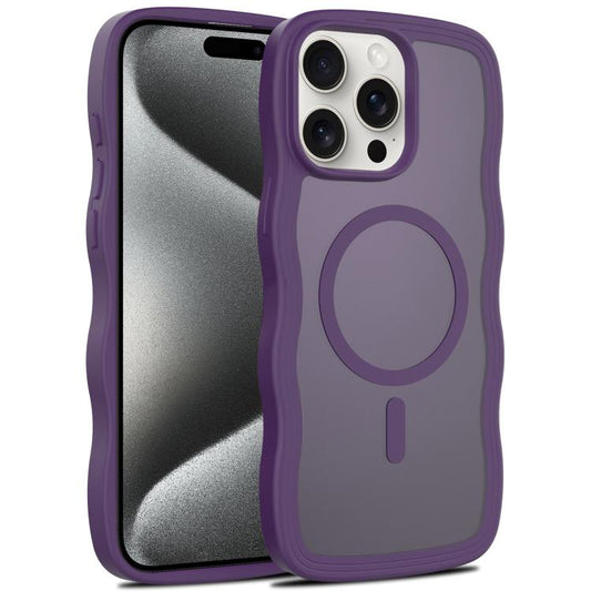 Skin Feel Wave Texture MagSafe Phone Case