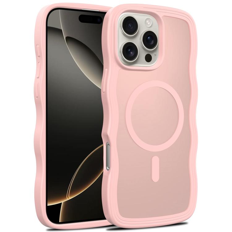 Skin Feel Wave Texture MagSafe Phone Case