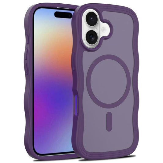 Skin Feel Wave Texture MagSafe Phone Case