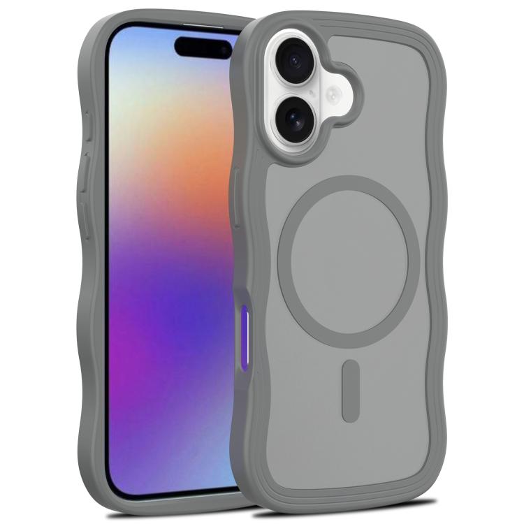 Skin Feel Wave Texture MagSafe Phone Case