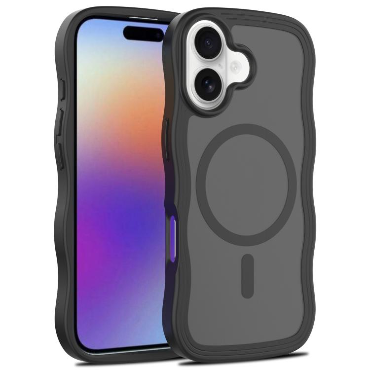 Skin Feel Wave Texture MagSafe Phone Case