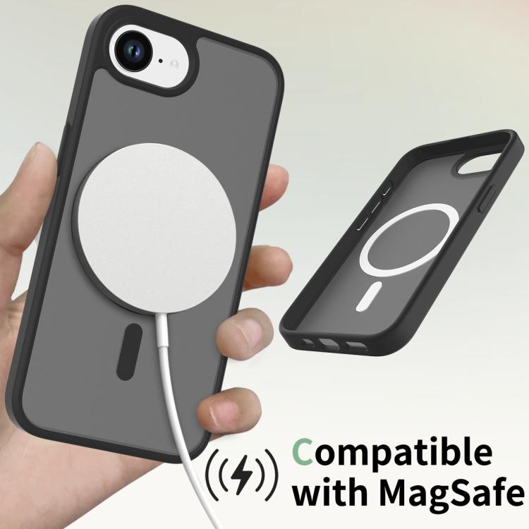 Skin Feel TPU Hybrid PC MagSafe Phone Case, For iPhone 16e, For iPhone 16 Pro Max, For iPhone 16 Pro, For iPhone 16 Plus, For iPhone 16, For iPhone 13 / 14