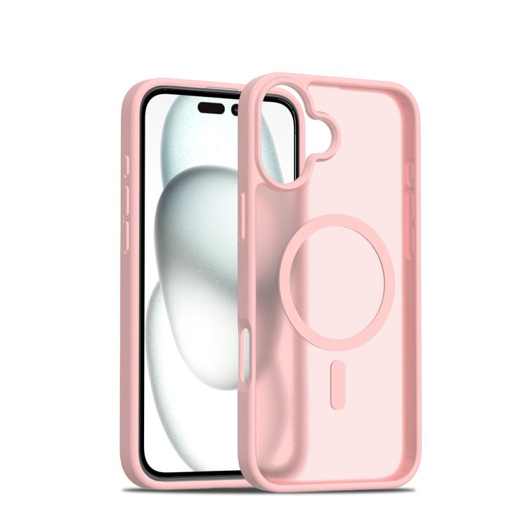 Skin Feel TPU Hybrid PC MagSafe Phone Case, For iPhone 16e, For iPhone 16 Pro Max, For iPhone 16 Pro, For iPhone 16 Plus, For iPhone 16, For iPhone 13 / 14