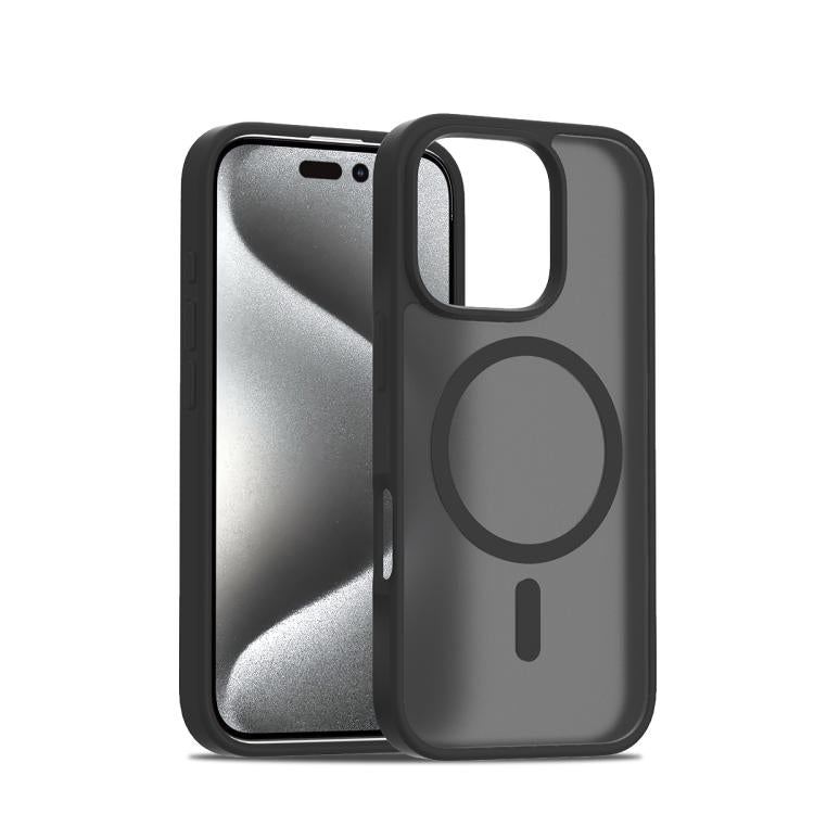 Skin Feel TPU Hybrid PC MagSafe Phone Case, For iPhone 16e, For iPhone 16 Pro Max, For iPhone 16 Pro, For iPhone 16 Plus, For iPhone 16, For iPhone 13 / 14