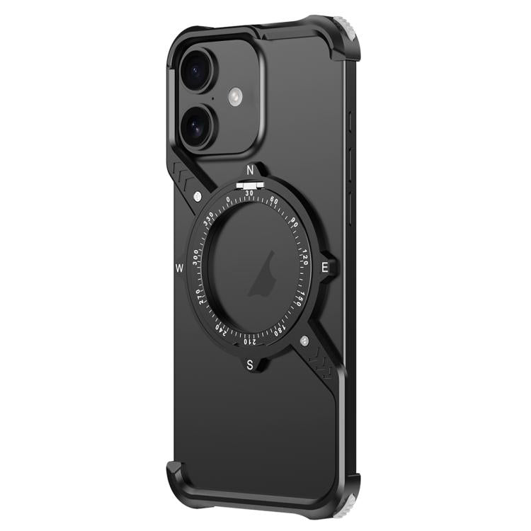 S Shaped 360 Holder Airbag Frameless MagSafe Metal Phone Case