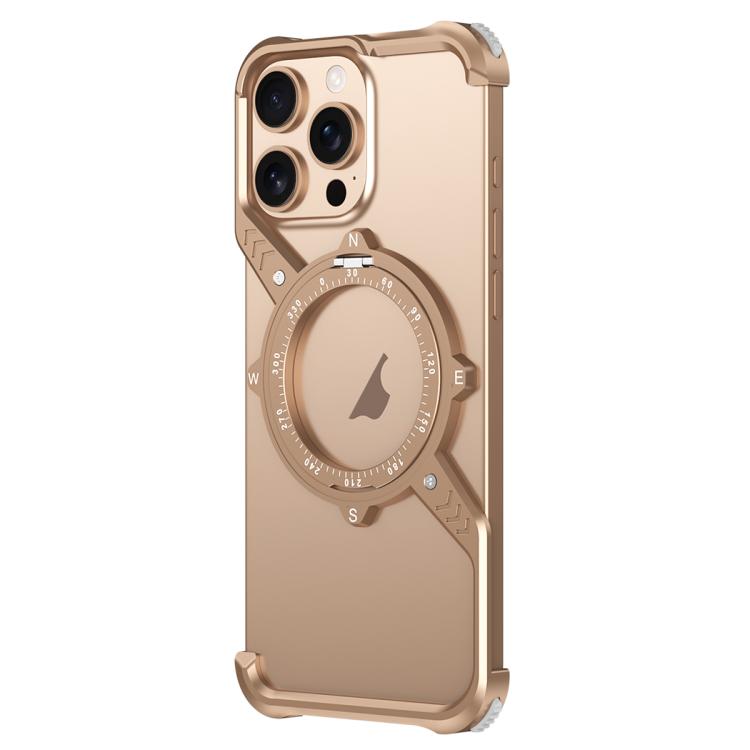 S Shaped 360 Holder Airbag Frameless MagSafe Metal Phone Case