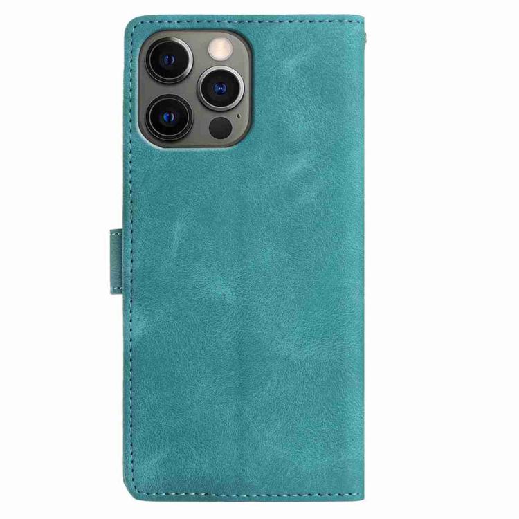 Skin Feel Embossed Feather Leather Phone Case
