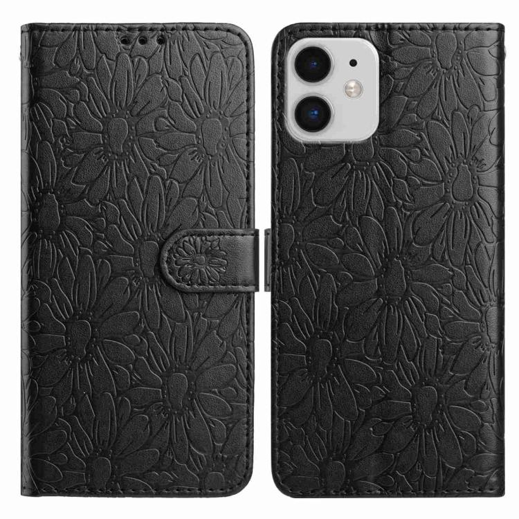 Daisy Embossed Leather Phone Case