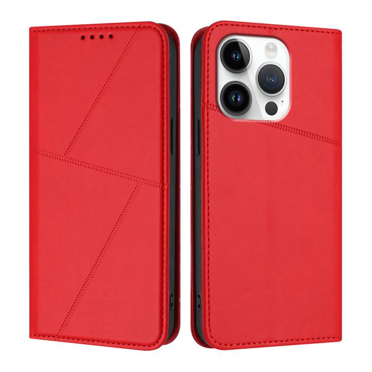 Strong Magnetic Frosted Flip Leather Phone Case